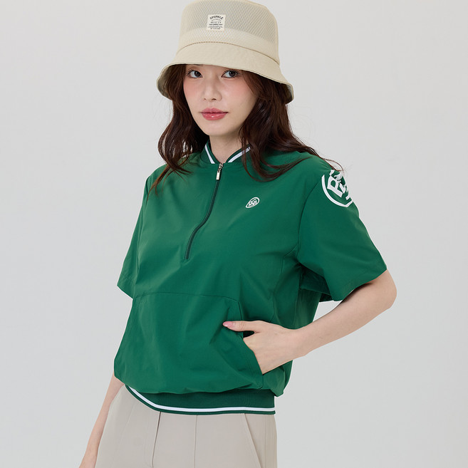 제이투제이 여성골프웨어 플레이어 모션 반집업