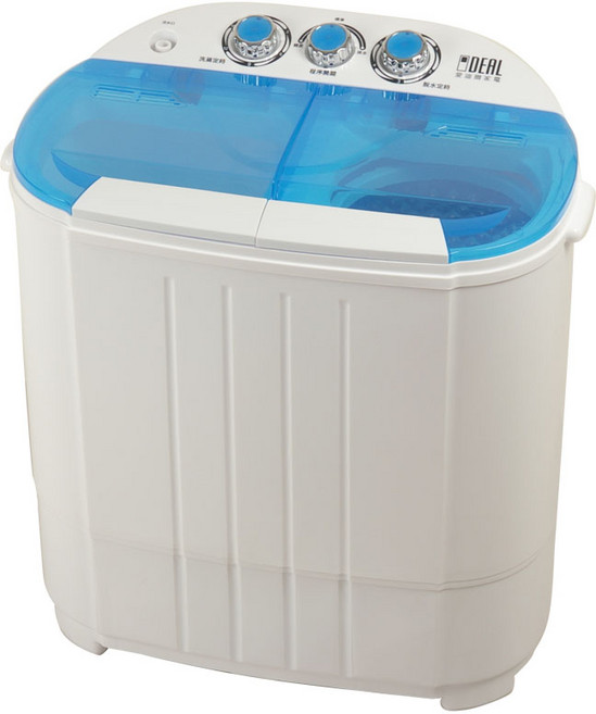 IDEAL 愛迪爾 3.8公斤雙槽迷你洗衣機 寶貝機系列, E0730C(湖水藍), 湖水藍
