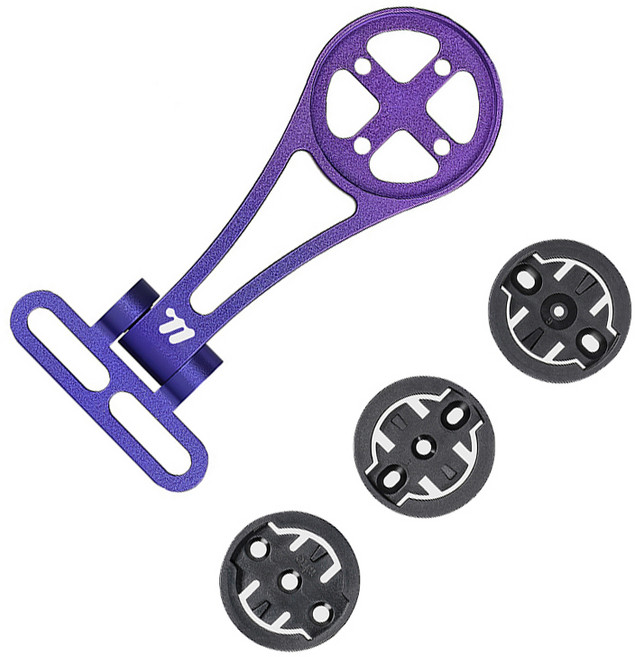 시그니처베이지 스템 마운트 가민 브라이튼 고프로 라이트 거치대 YPZ401, 퍼플, 1개