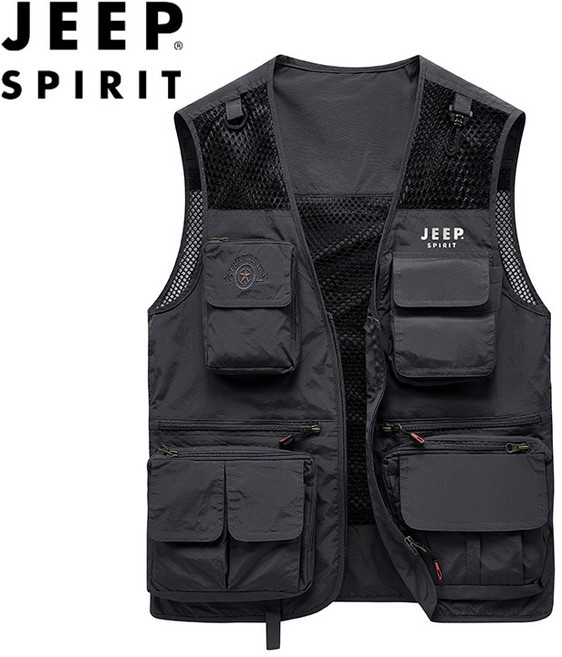 JEEP SPIRIT 정품 낚시 조끼 등산 작업 조끼 TXB-9322