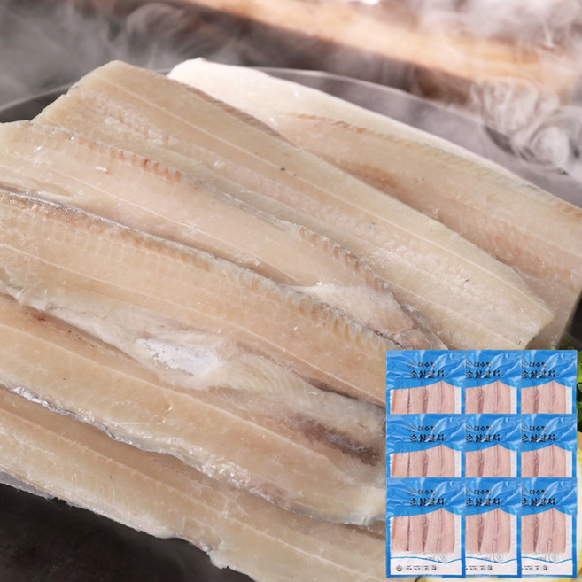 여수항 여수 순살갈치 150g x9팩/12팩 국내산 싱싱하고 두툼한 가시없는 손질 세척 자연산 갈치 구이 조림, 150g x 9팩