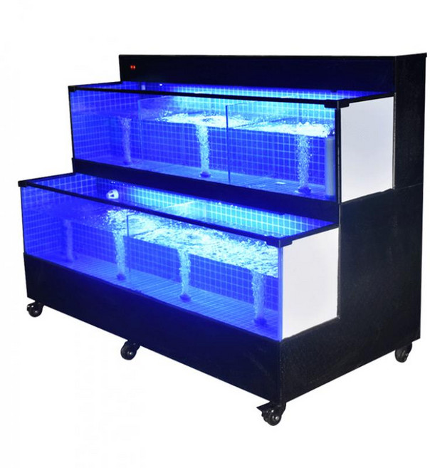 횟집 수족관 해산물 양어장 업소용 양식장 탱크 사각 어항 수조 투명 활어 대형 수산시장, 맞춤제작상품(고객센터문의필요), 1개