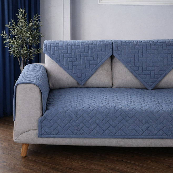 마레인 순면 소파패드 논슬립 쇼파매트 덮개