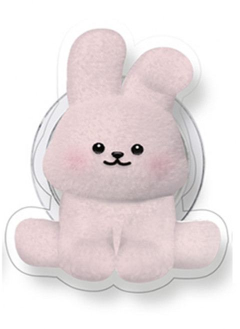 DC 디자인 2배자력 맥세이프 톡 아크릴 스마트톡 콜라보레이션 토끼 냥이 댕댕이 베어, 01 바니패턴_B, 1개