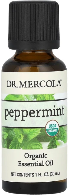 Dr. Mercola 유기농 에센셜 오일 페퍼민트 30ml(1fl oz) Mercola (닥터 머콜라) - 쿠팡