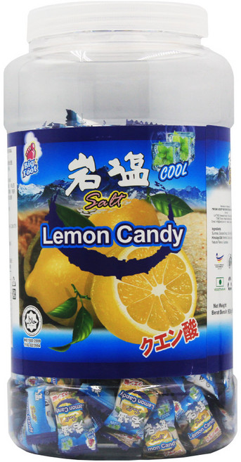 岩鹽酷檸檬糖, 900g, 2個