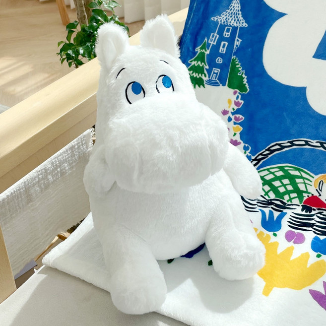 무민 인형 시팅 25cm-무민 애착인형 안고자는인형, 1개