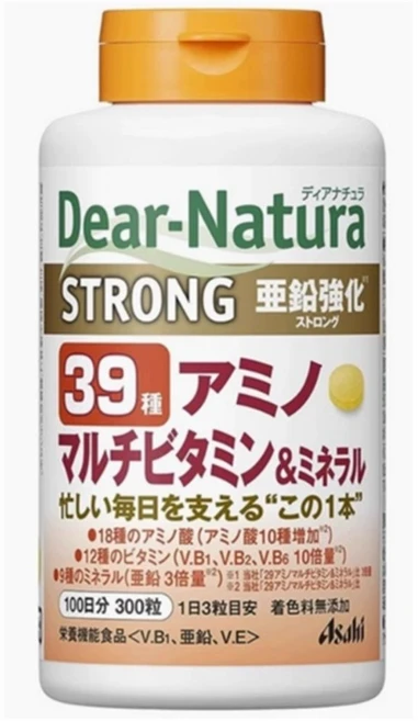 디어내츄라 스트롱 39종 아미노 아연강화 미네랄 60정 - 쿠팡