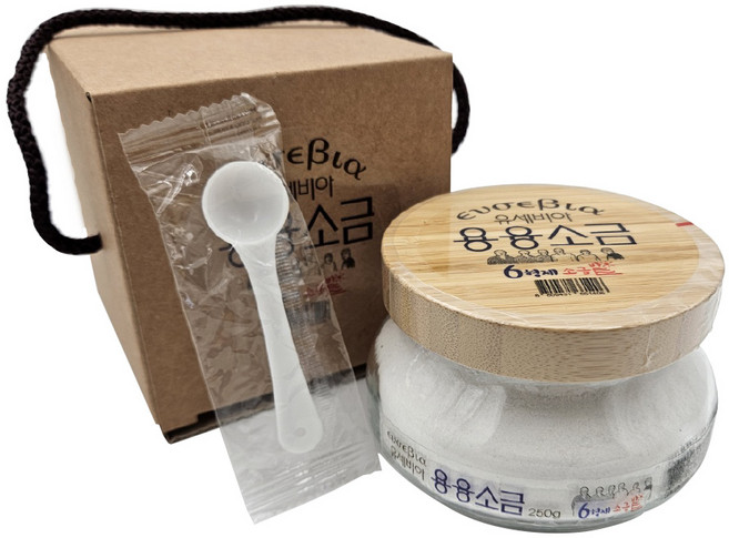 육형제소금밭 유세비아 알칼리 미네랄 용융소금 250g, 1개