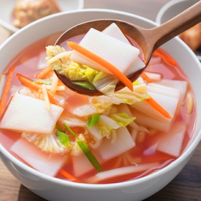 [당일제조] 국산 전라도식 나박물김치 바로담근 신선한 맛, 1개, 3kg