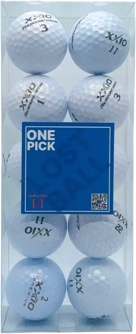 [원픽] 프리미엄 고반발 젝시오 로스트볼 A+ A급 골프공 부드러운 타구감 라운딩용, 1개, 10개입, 화이트