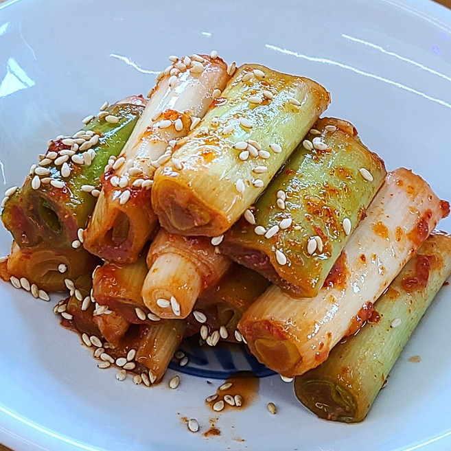 100% 국내산 전라도 통 대파김치 별미김치, 3kg, 1개