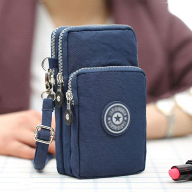 1+1 간편 나들이 세로 휴대폰 크로스백 스마트폰 멀티백 여권가방 Star