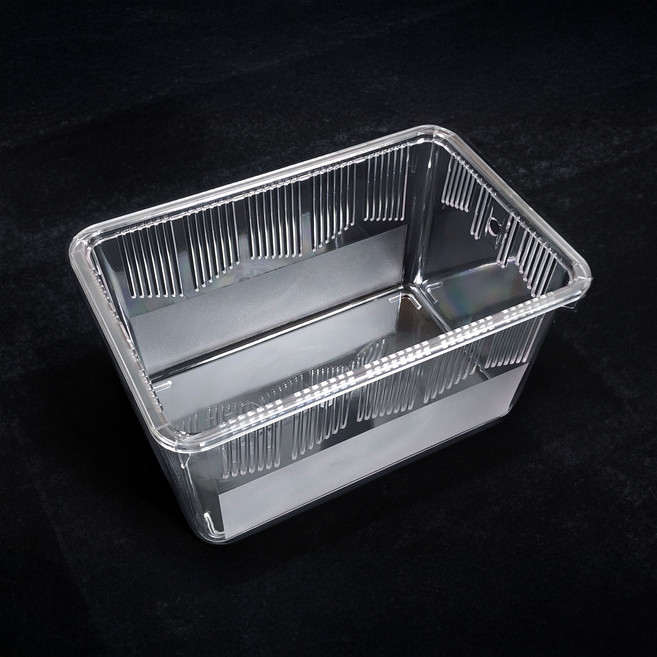 슬라이드 투명사육장 대사이즈 [완제품] 크레스티드게코 사육장 마이크레, 1개, 투명