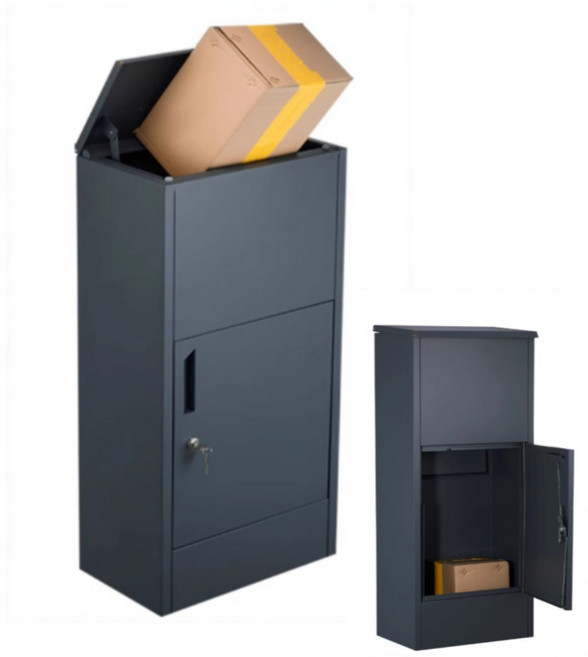 브릿튼 대형 무인 택배함 전원주택 택배 보관함 오피스 안심 물품 보관함 상자 도난 방지 야외, 열쇠형