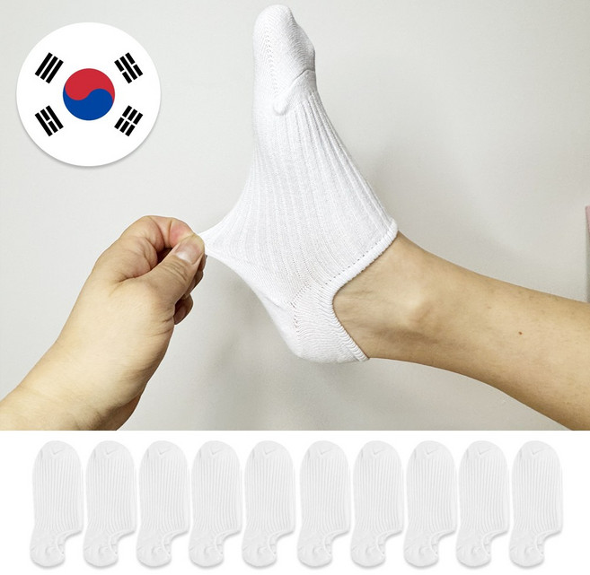 착붙덧신 절대 벗겨지지않는 덧신 페이크삭스 10켤레