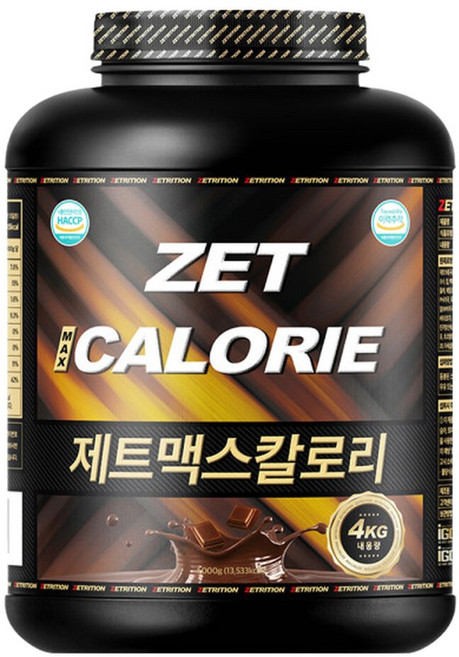 제트맥스칼로리 4kg 더블초코 체중증가 단백질 보충제, 1개