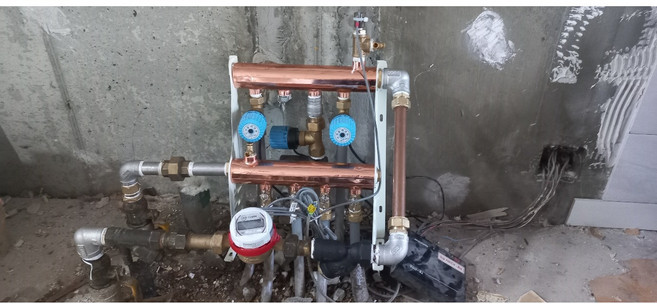 개별난방 지역난방 난방 분배기 교체공사