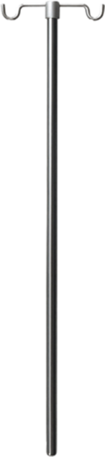 침대용 휠체어용 링거걸이 수액걸이 고급형 IVP-101 길이 117CM, 1개