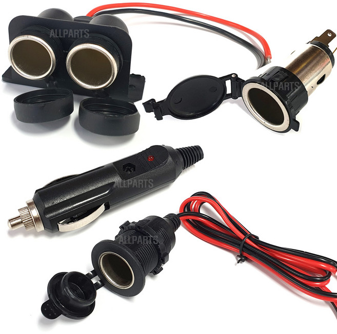 방수 시거잭 소켓 DIY 차량 작업 캠핑시거잭, 시거플러그 램프, 1개