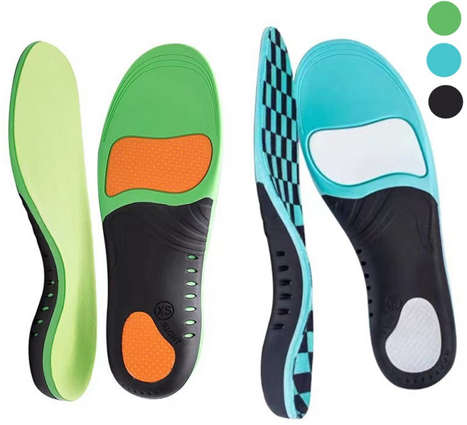 [올데이즈] 족저근막염 뒷꿈치 아치 교정 통증완화 깔창 1켤레, 1세트