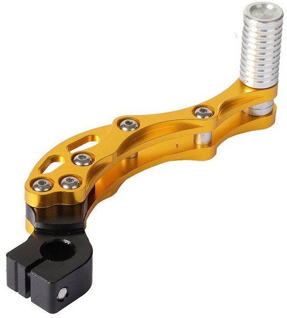 GY6 49CC 50CC ZY100 TACT 139QMB FORCE 스타트 킥 CNC 스쿠터 JOG50/90 100 RSZ 100CC 스타터 DIO50 레버 125CC, 금, 1개