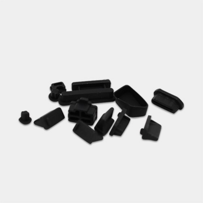 노트북 먼지마개 PC 포트 USB 보호캡 13개입, 그린