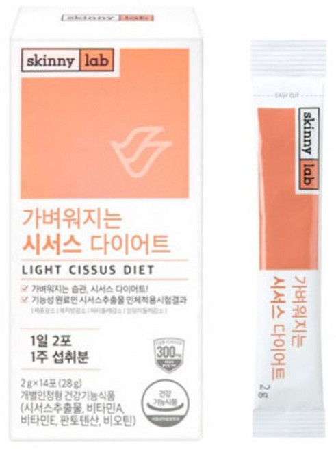 스키니랩 가벼워지는 시서스 다이어트, 28g, 1개