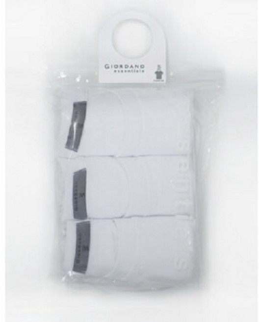 지오다노 01243801 면100% 반팔 면티 교복티 무지티 3PACK