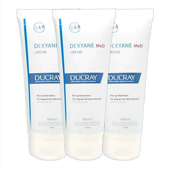 사용기한26년11월 듀크레이 덱시안 메드 MED 크림 MD DUCRAY DEXYANE 정식수입, 100ml, 3개 - 쿠팡