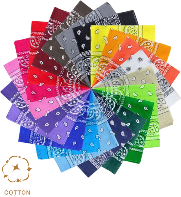 온리 국산 60x60cm 대형 면손수건 페이즐리 반다나 스카프 두건 대량구매 단체주문 팀 단체 등산 스포츠 체육대회 회사 기념 행사 인쇄 큰 손수건 선물