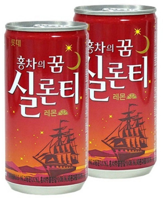 롯데 상큼한 레몬 홍차 실론티 175ml 30캔, 120개
