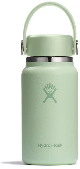 Hydro Flask 하이드로 플라스크 마이크로 보틀 누출 지갑 또는 포켓 단열 미니 물병 189.9g6.7온스 비치플럼 퍼플 252151, 알로에