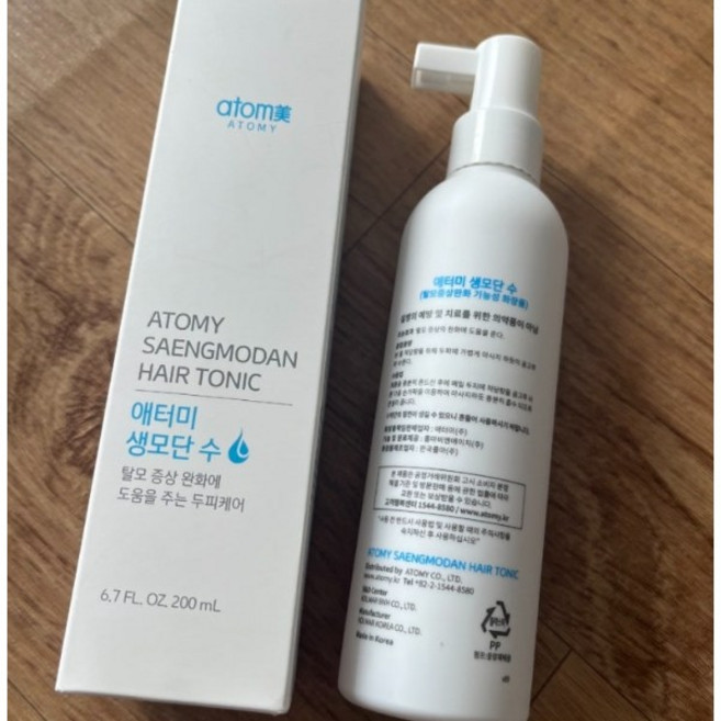 애터미 생모단수 200ml 4 세트 두피케어 영양 + 포켓물티슈 1개선물, 4개