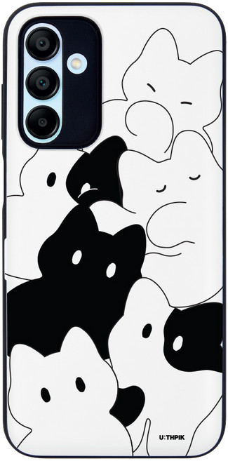 98가지 갤럭시A35(A356)전용 디자인 마그네틱 카드2장수납 케이스