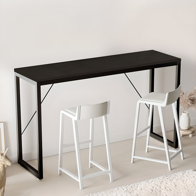 가구느낌 볼홈바 테이블, 블랙블랙