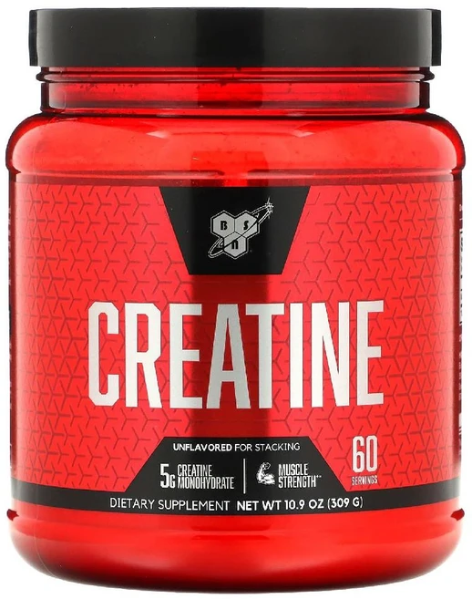 BSN 크레아틴 Creatine 헬스 스포츠 무향 파우더 분말 309g - 쿠팡
