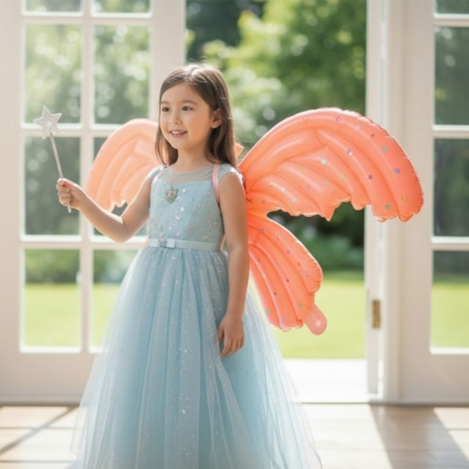 나비날개만들기 풍선나비날개 보석비즈세트, 핑크