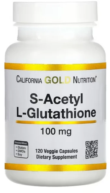 씨지엔 아세틸 글루타치온 100mg 식물성 120캡슐 엘 글루타티온 에스 캘리포니아 골드, 120정, 1개 - 쿠팡