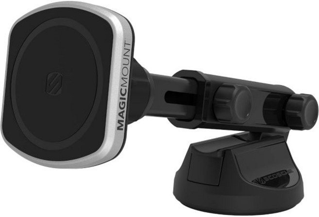 MagSafe 갤럭시 픽셀 모든 스마트폰과 호환되는 Scosche MP2FM XCES0 MagicMount Pro2 유니버설 플러시 마그네틱 휴대폰 자동차 마운트 키트, Extendo Window / Dash Suction, 1 Pack