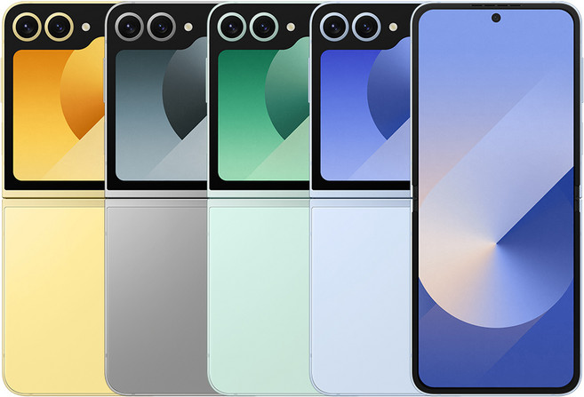 삼성전자 갤럭시 Z 플립 6 자급제, 실버 쉐도우, 256GB