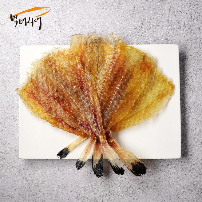 정진푸드 먹태시대 꼬리 아귀포 150g 250g 1kg 순살 통아귀포, 꽁지아귀포 150g, 1개