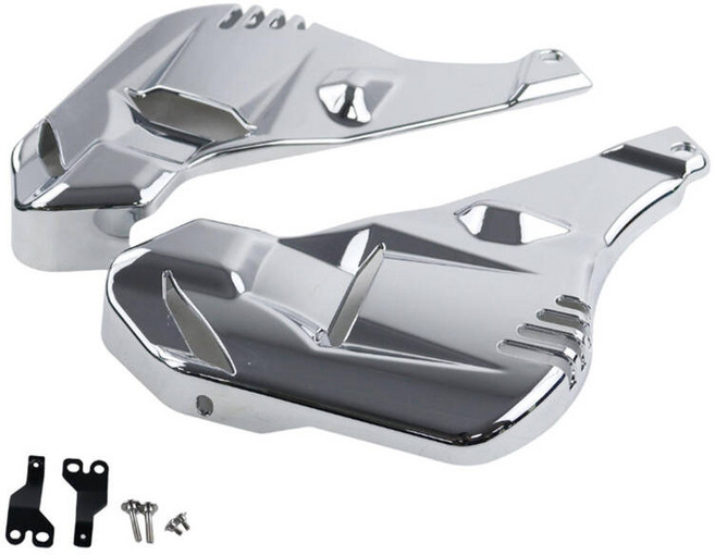 혼다 골드윙 GL1800 투어 DCT 에어백 2018-블랙/크롬 프론트 브레이크 캘리퍼스 커버 트림 악세사리, Chrome