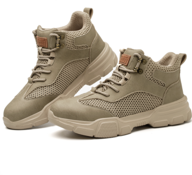 미셀즈픽 초경량 발편한 6인치 메쉬 통풍 작업화