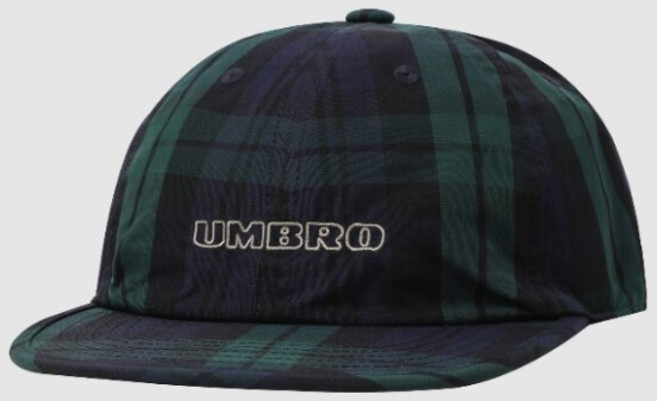 [엄브로] 모자 VQA UR123CCP17-GPT1 HBL 체크 평챙캡 / GREEN PATTERN