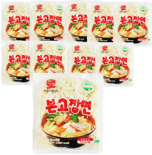 본고장 한일식품 본고장면 우동사리200g/사리면, 200g, 10개