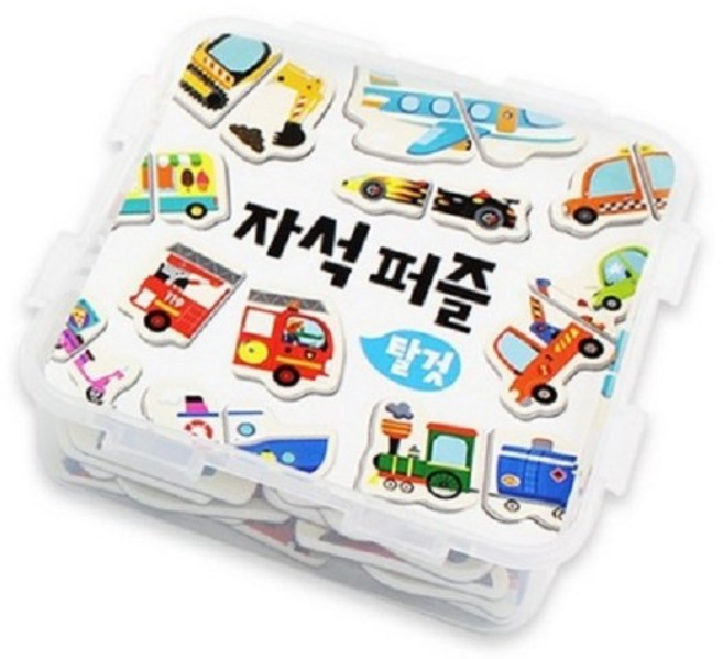 타이거 자석 퍼즐 탈것, 1개