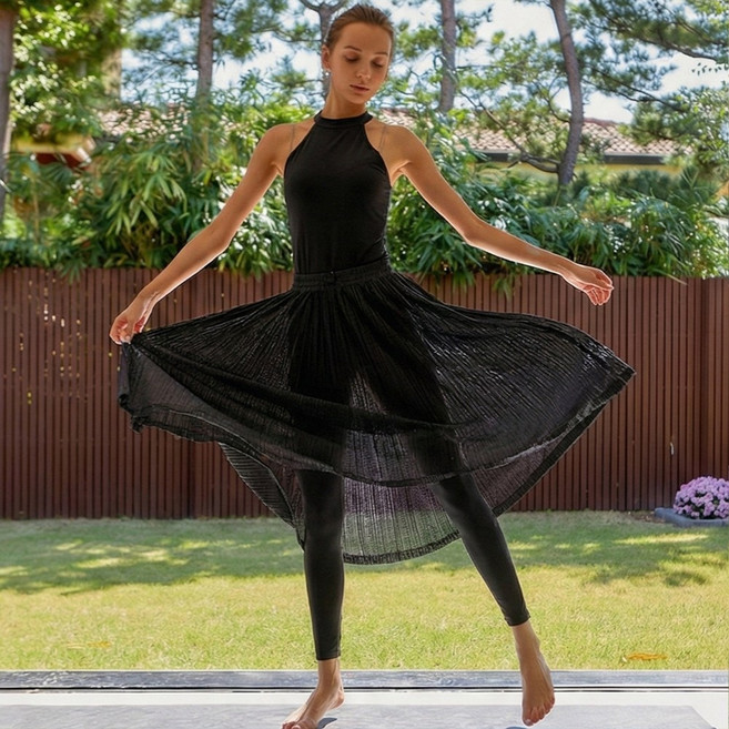 이프노스 힙커버 레이어드 커버업 스커트