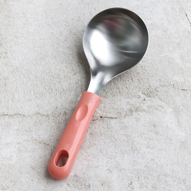 케이주부 보겐 멀티스푼 미니 국자 요리 서빙 스푼 큰 숟가락, 1개, 피치
