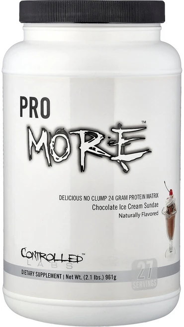 Controlled Labs PROmore™ Protein Matrix Chocolate Ice Cream Sundae 2.1 lbs 961 g - 쿠팡